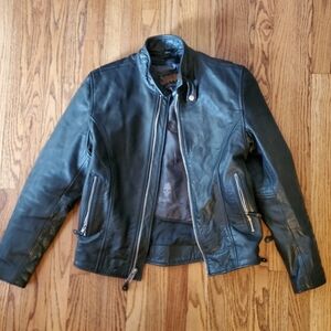 Street and Steel Black Leather Jacket